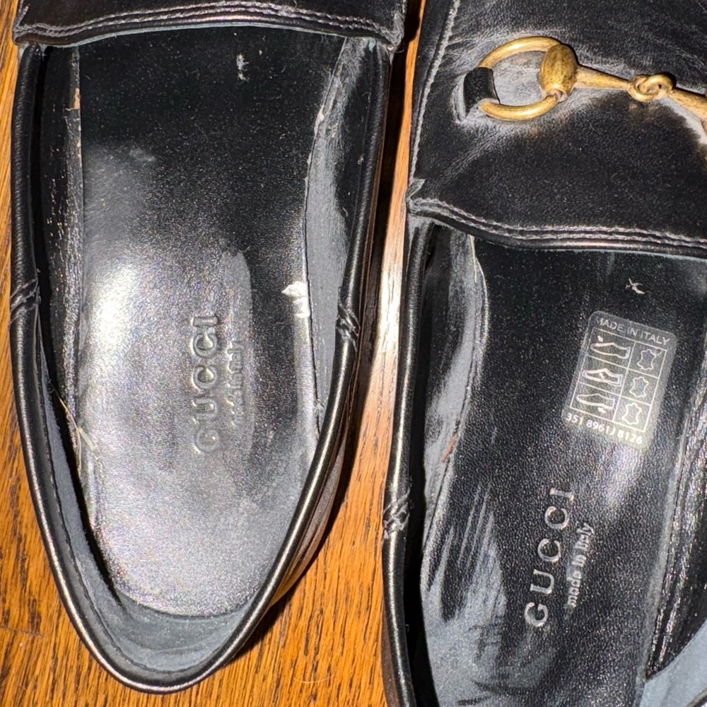 Black Gucci Loafers size 6.5! (36.5) - Picture 5 of 7